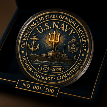 U.S. Navy 250th Anniversary Challenge Coin