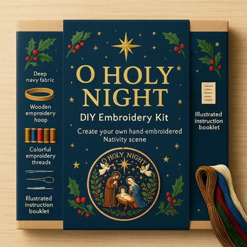 "O HOLY NIGHT" DIY Embroidery Kit