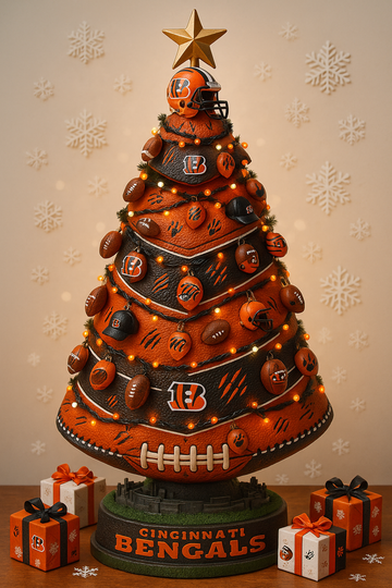 Cincinnati Bengals Holiday Tree