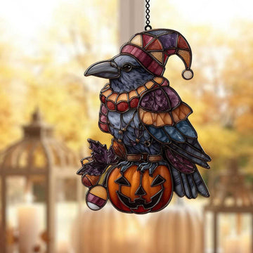 Jester Raven Suncatcher