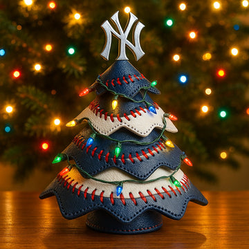 New York Yankees Leather Christmas Tree