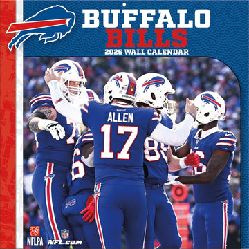Buffalo Bills 2026 Team Wall Calendar