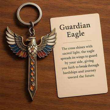 Guardian Eagle Keychain – Your Symbol of Faith and Protection