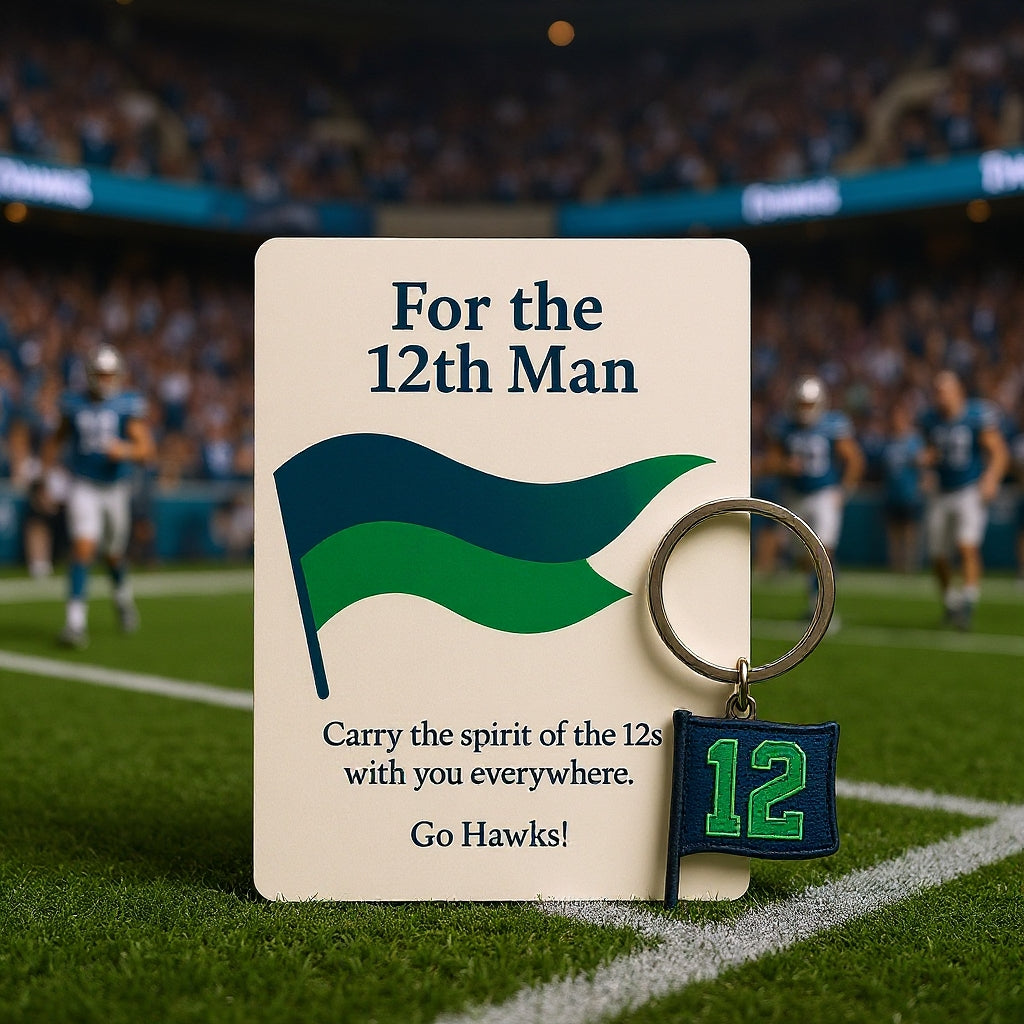 12th Fan Keychain – Your Spirit, Our Strength