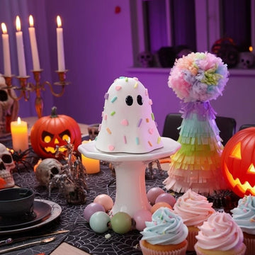 Handmade Pastel Ghost Decor