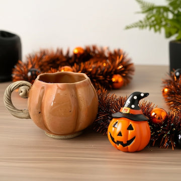 Halloween Handmade Pumpkin Mug