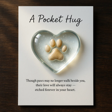 A Pocket Hug – Pet Memorial Paw Edition