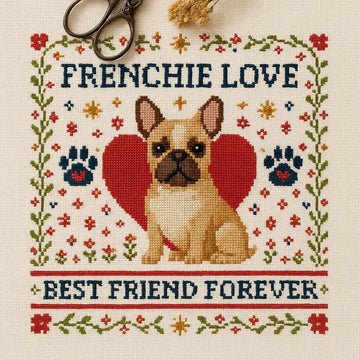 Dog Love Cross Stitch Kit