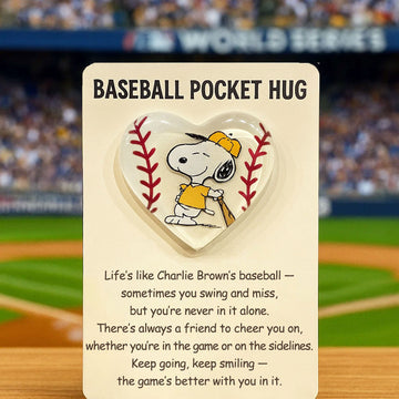 BASEBALL POCKET HUG — A Little Hope You Can Hold