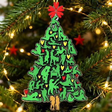 “The Naughty Tree” Cheeky Christmas Ornament