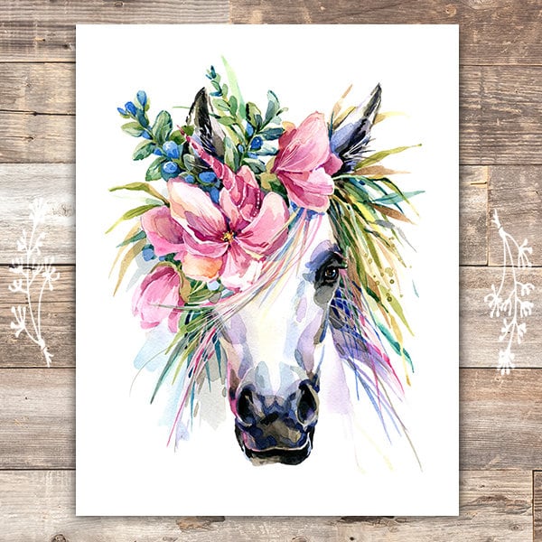 Unicorn Wall Decor Art Print - 8x10s