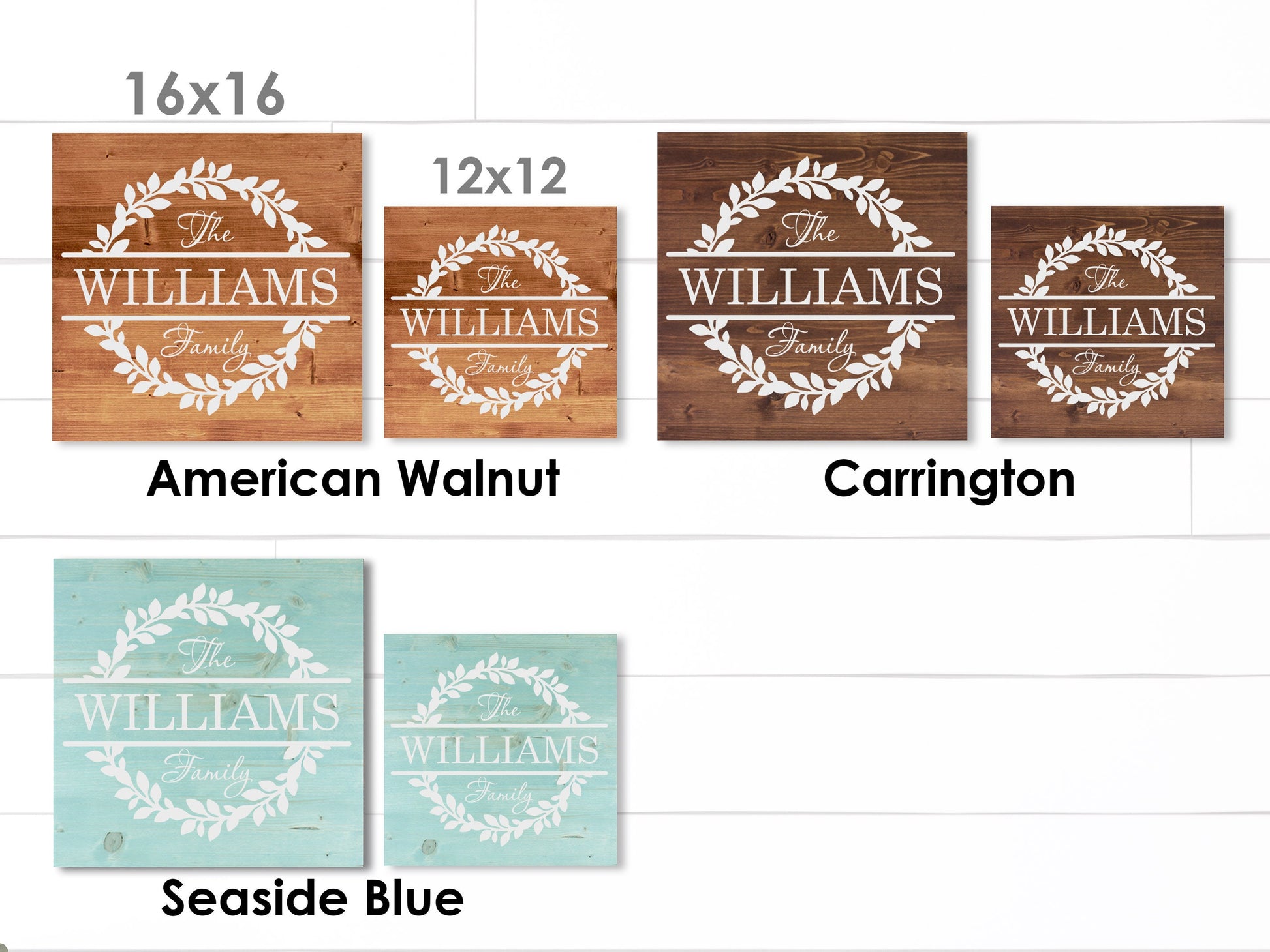 Last Name Wood Sign | Personalized Wooden Sign | Housewarming Gift