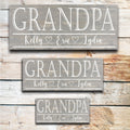 Grandpa Father's Day Gift | Personalized Father's Day Gift | Gift for Grandpa | Custom Wood Sign