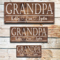 Grandpa Father's Day Gift | Personalized Father's Day Gift | Gift for Grandpa | Custom Wood Sign