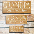 Grandpa Father's Day Gift | Personalized Father's Day Gift | Gift for Grandpa | Custom Wood Sign