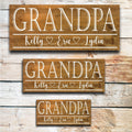 Grandpa Father's Day Gift | Personalized Father's Day Gift | Gift for Grandpa | Custom Wood Sign