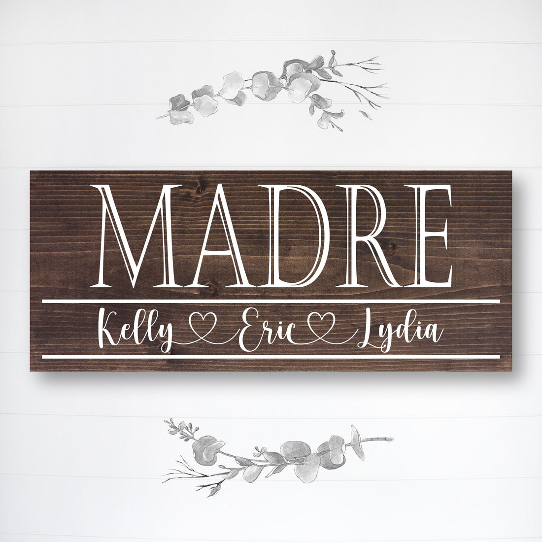 Madre | Grandma Mother's Day Gift | Personalized Mother's Day Gift | Gift for Grandma | Custom Wood Sign