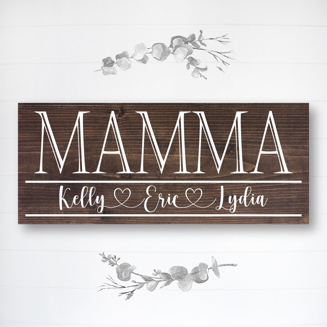 Mamma | Grandma Mother's Day Gift | Personalized Mother's Day Gift | Gift for Grandma | Custom Wood Sign