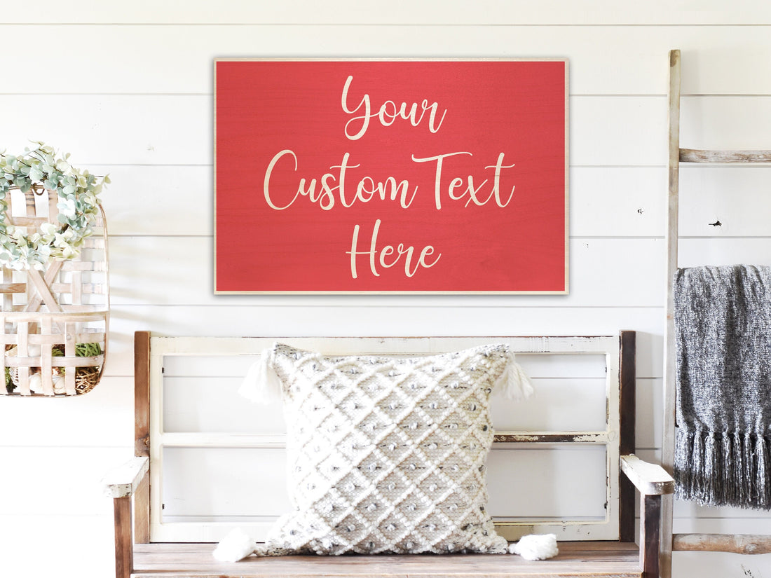 Customized Wooden Signs | Custom Wood Signs with Fun Colors | Kids Room Sign | Child | Personalized Quote