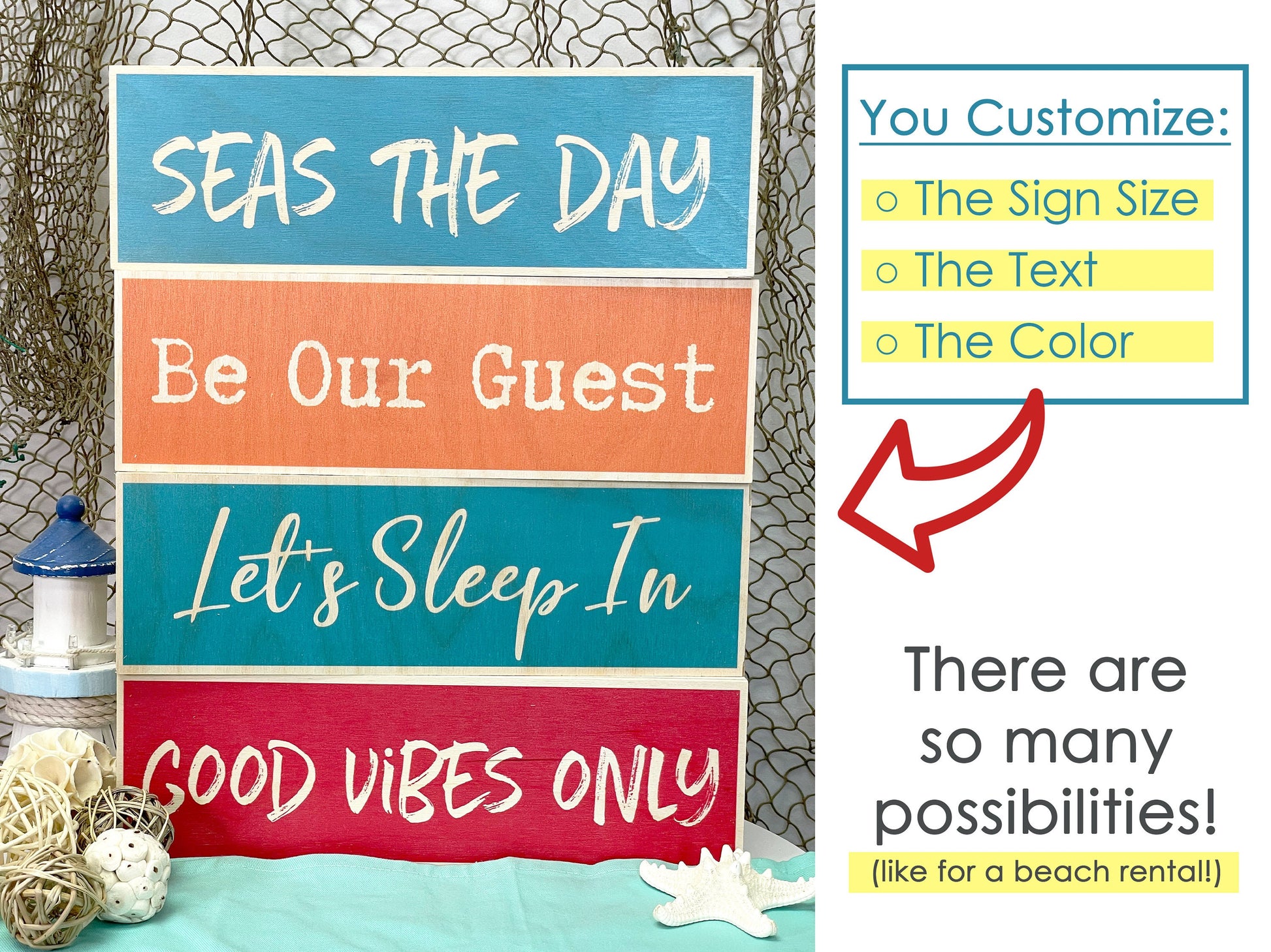 Personalized Sign with Vibrant Colors | Custom Wood Signs | Personalized Quote | Customized Wooden Signs