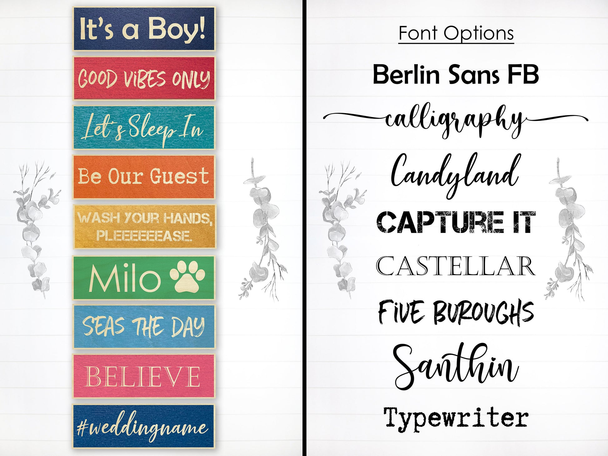 Custom Wood Sign | Personalized Quote | Customized Wooden Signs | Personalized Sign | Kids Room Sign