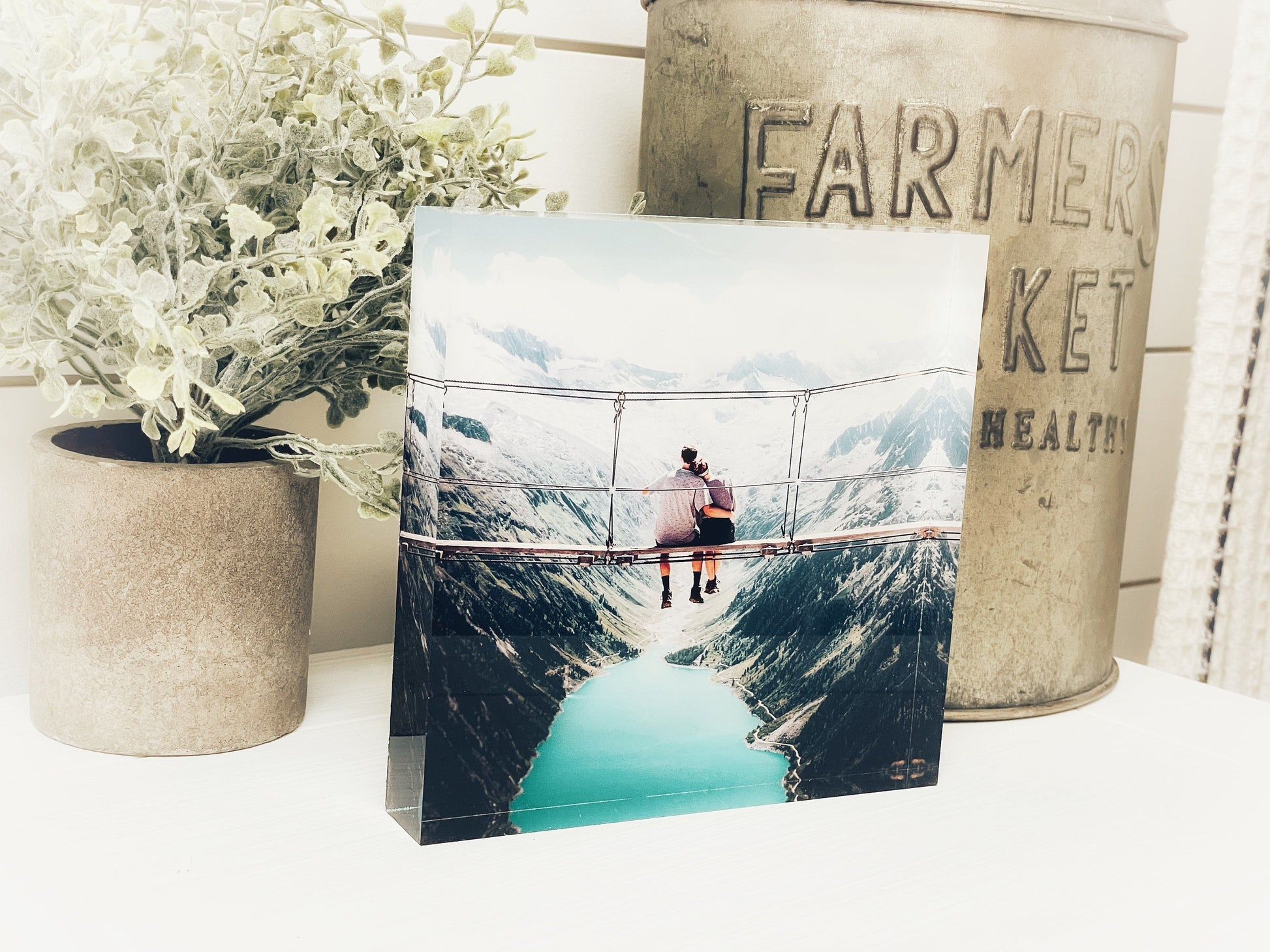 Custom Photo Gift | Acrylic Picture Frame | Acrylic Photo Block | Gift for Him | Gift for Husband | Personalized Photo | Boyfriend Gifts