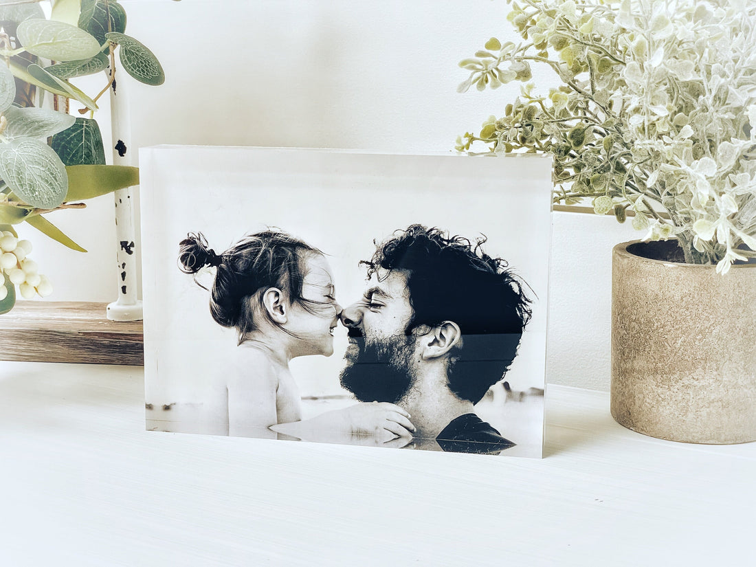Custom Photo Gift | Acrylic Picture Frame | Wedding Gift | Gifts for Her | Custom Picture Frames | Boyfriend Gifts | Gift for Him | Dad Gift
