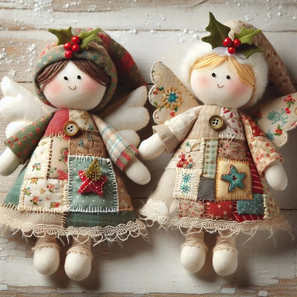 DIY Patchwork Angel Doll Kit