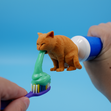 Cat Vomit Toothpaste Dispenser
