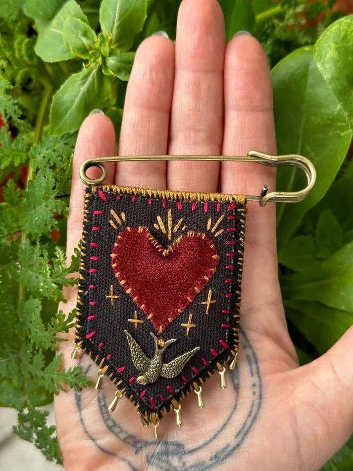 Handmade Hope's Protection Pocket with Rosemary– Carry Hope and Protection Everywhere
