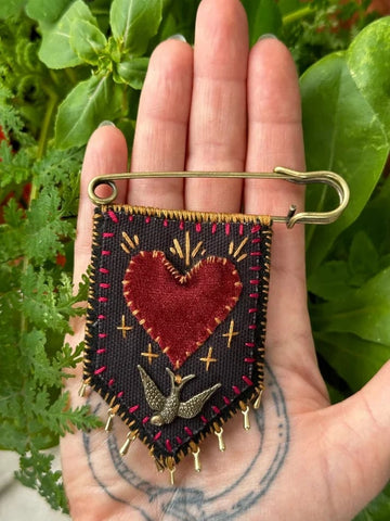 Handmade Hope's Protection Pocket with Rosemary– Carry Hope and Protection Everywhere