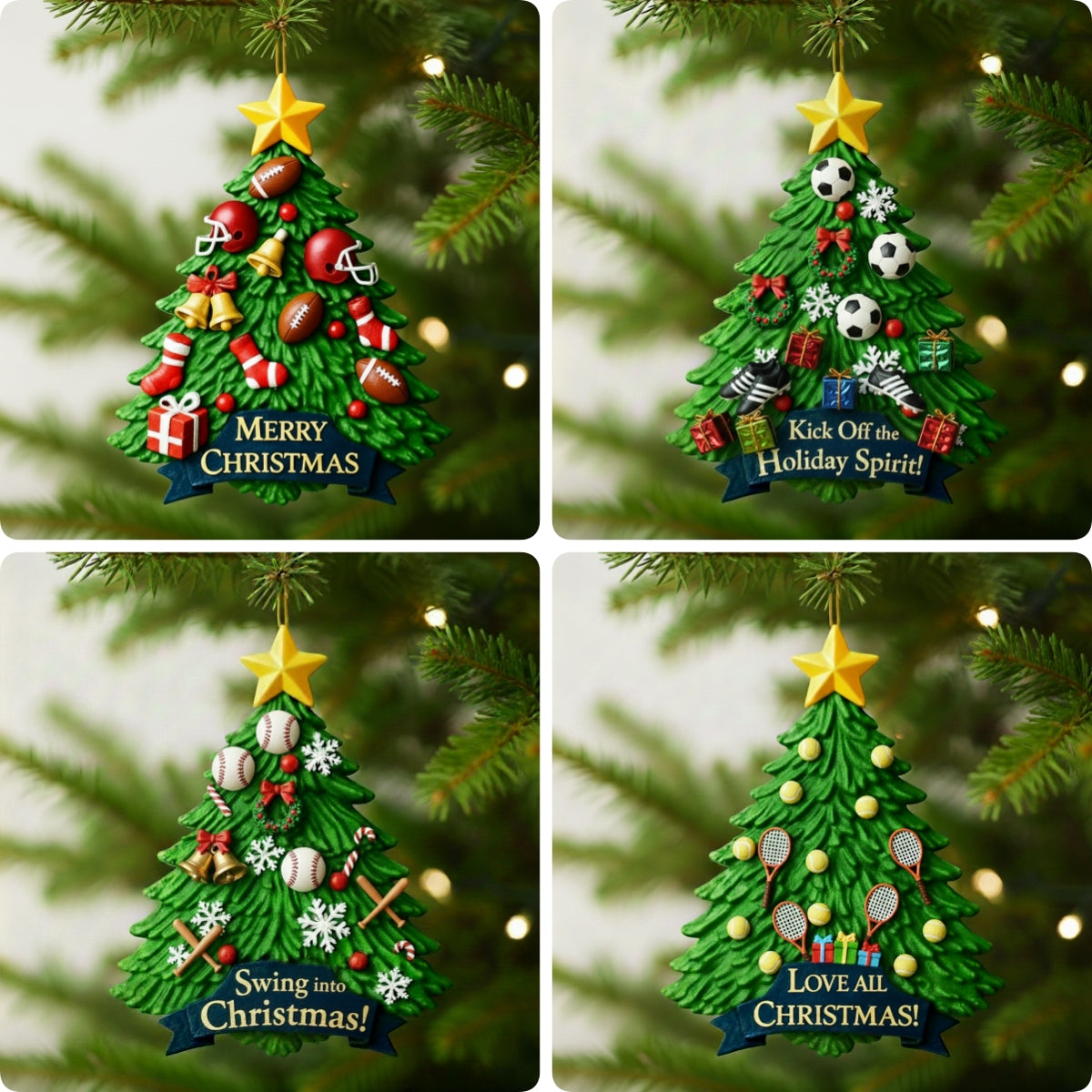 All-Star Christmas Tree Ornaments