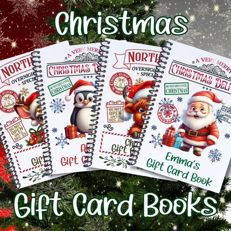 Christmas Gift Card Book