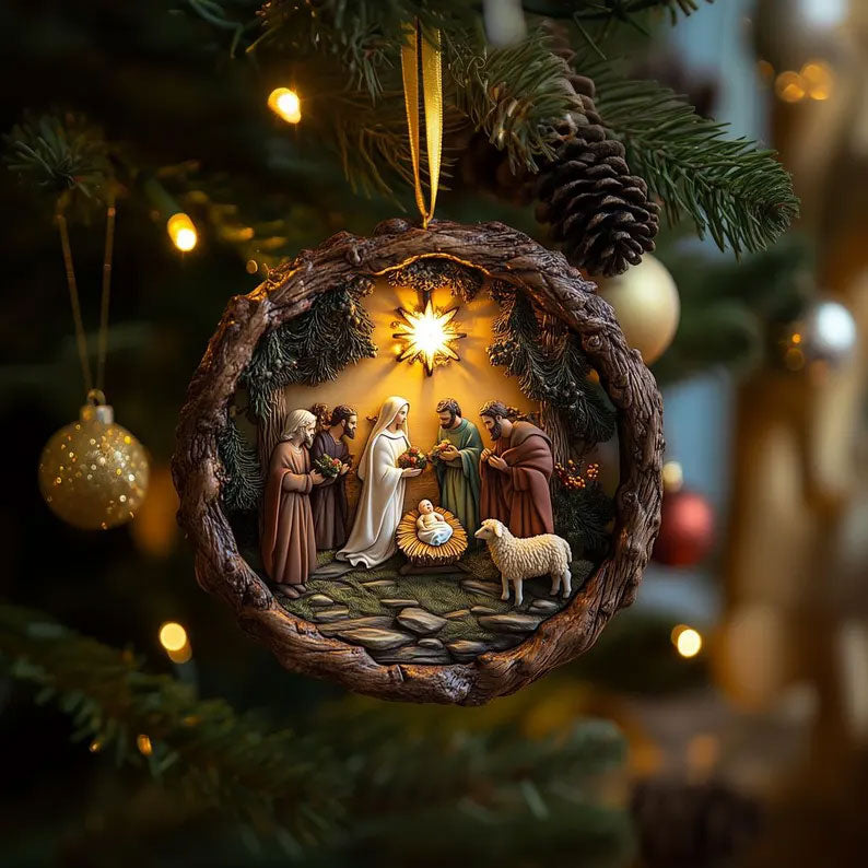 Nativity Scene Ornament