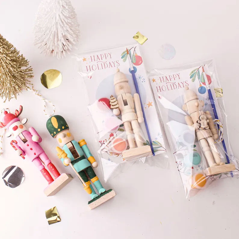 DIY Wooden Nutcracker Painting Kit