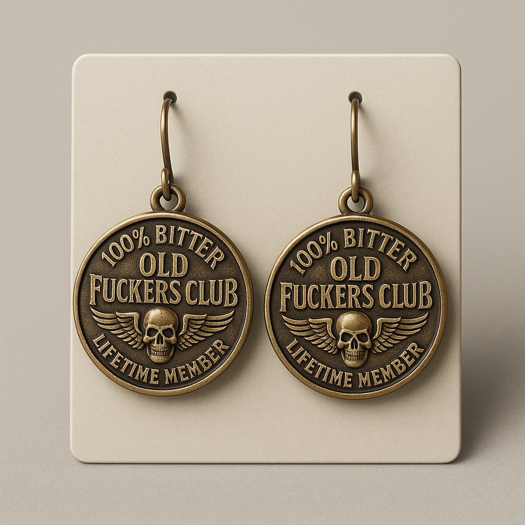 OLD F*CKERS CLUB – Lifetime Member Earrings