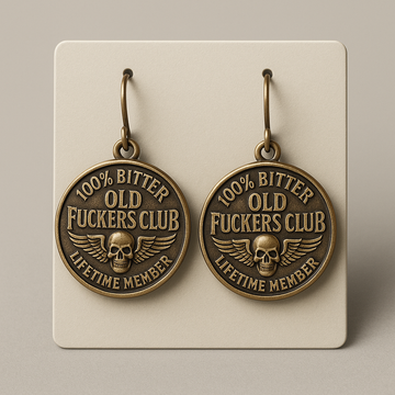 OLD F*CKERS CLUB – Lifetime Member Earrings