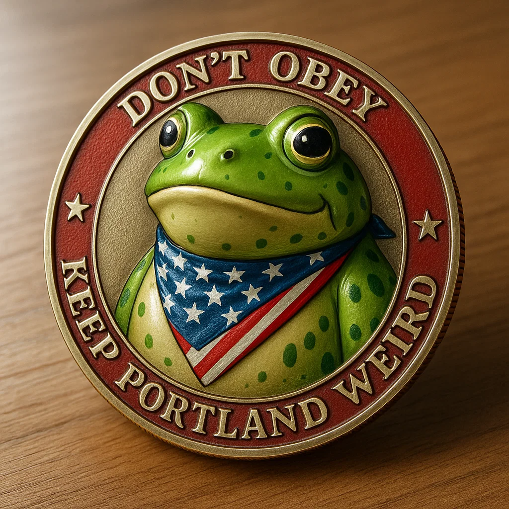 Portland Frog Coin