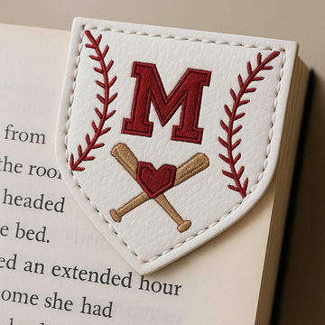 Baseball Leather Bookmark