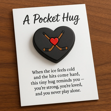 Hockey Heart Pocket Hug