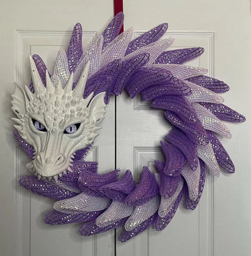 Purple Dragon Wreath