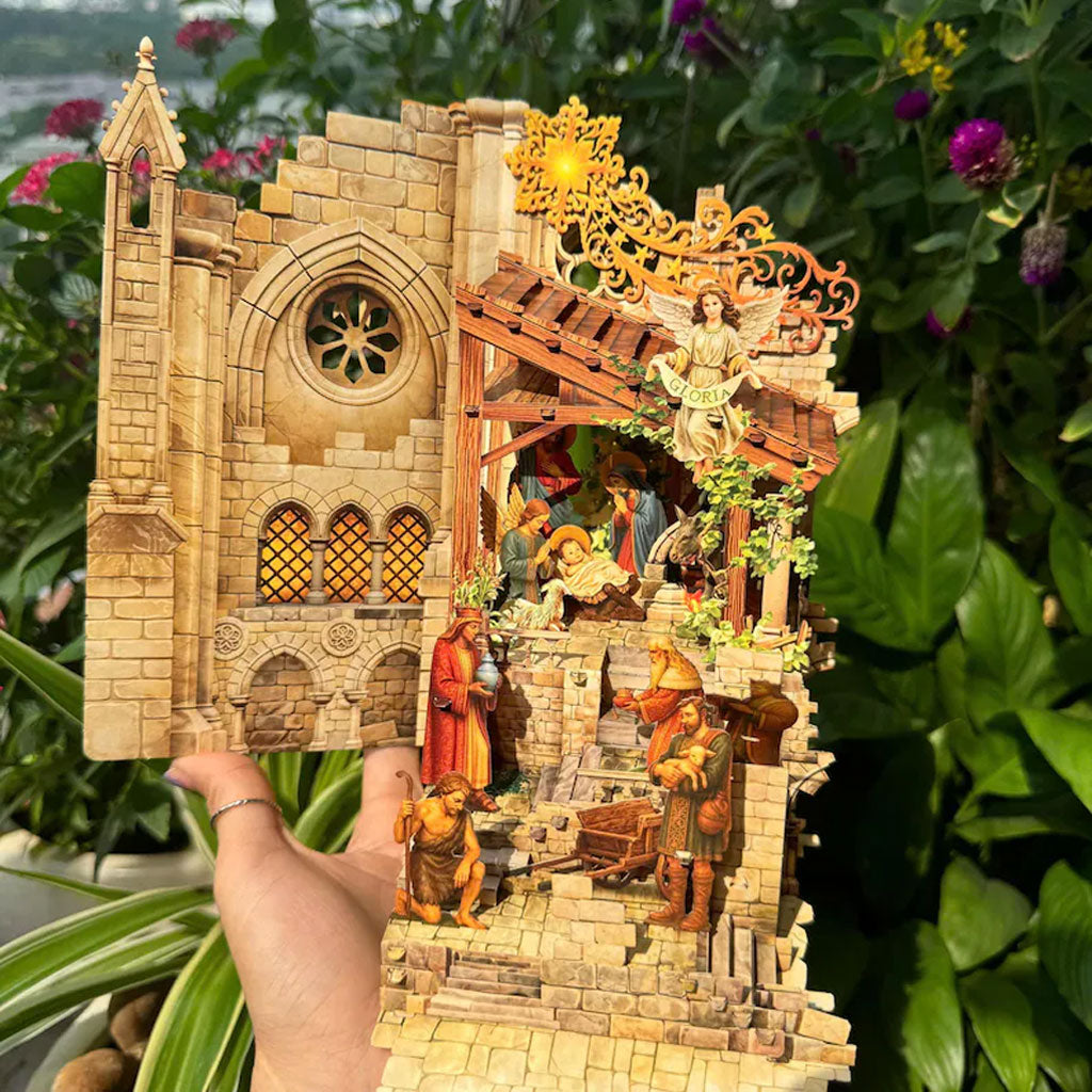 3D Nativity Scene Card-A Timeless Tribute to the Christmas Story
