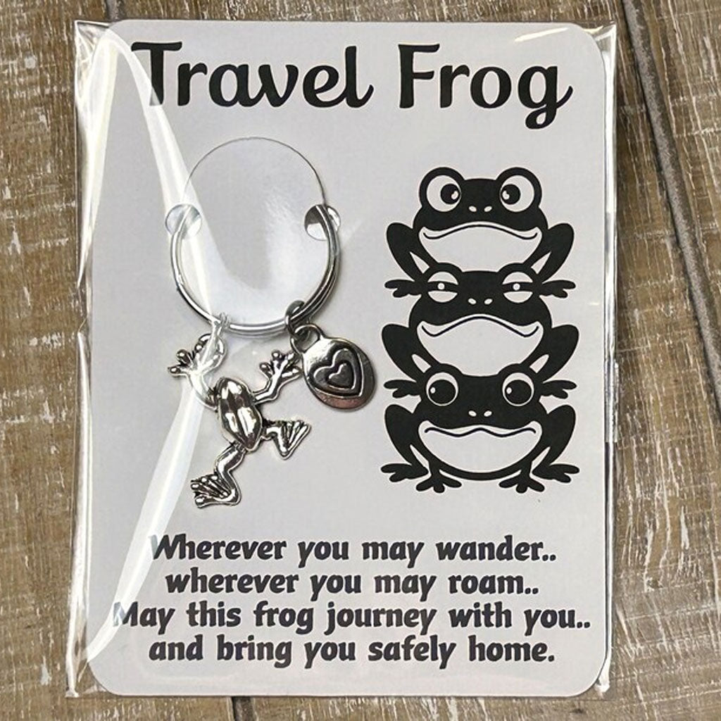 Travel Frog Keychain