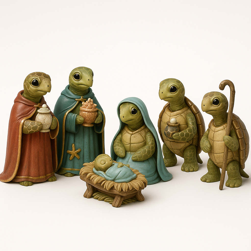 Sea Turtle Nativity Set