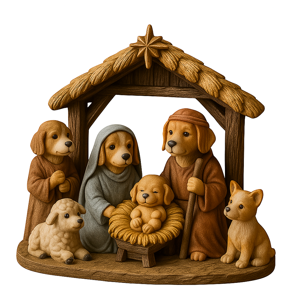 The Pawfect Nativity Christmas Figurine