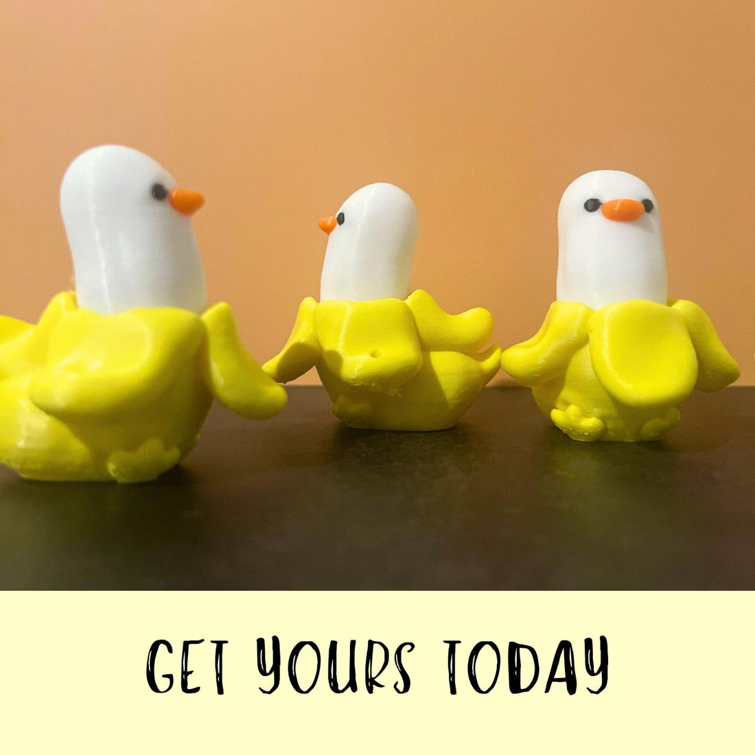 Banana Duck Keycap Adult Fidget Clicker