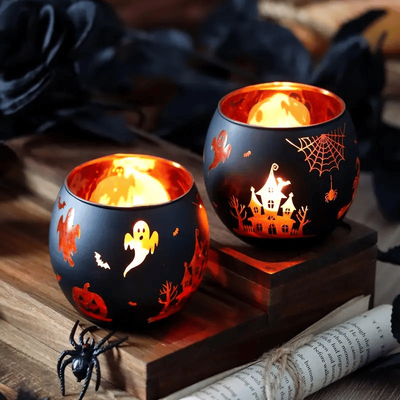 Halloween Iron Candle Holders