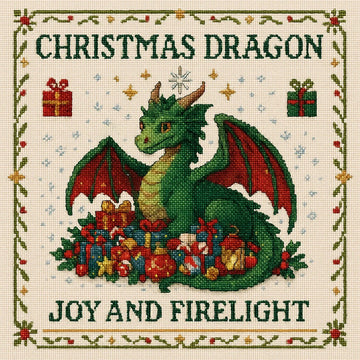 DIY Christmas Dragon Cross Stitch Kit