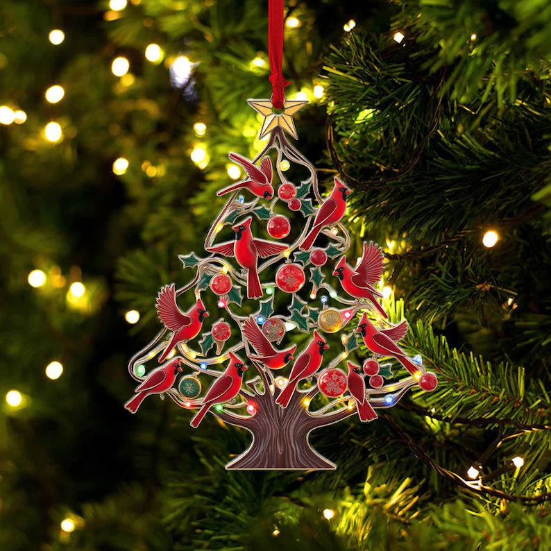 Cardinal Christmas Tree Ornament