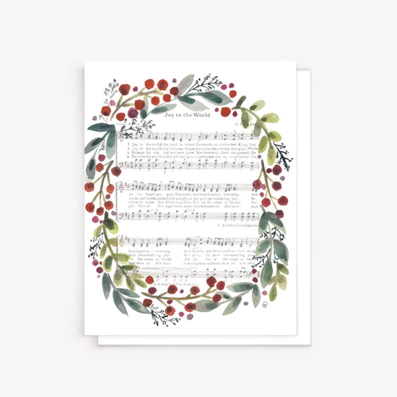 Watercolor Christmas Hymn Greeting Card Boxed Set